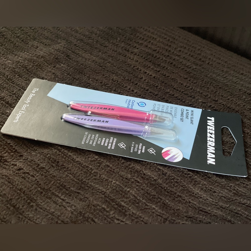 Tweezers, Mini Slant & Point Combo Set — Tweezerman - Picture 13 of 16